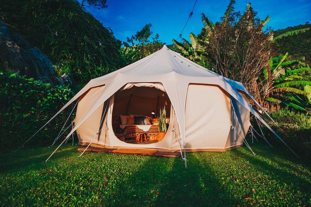 glamping  famille